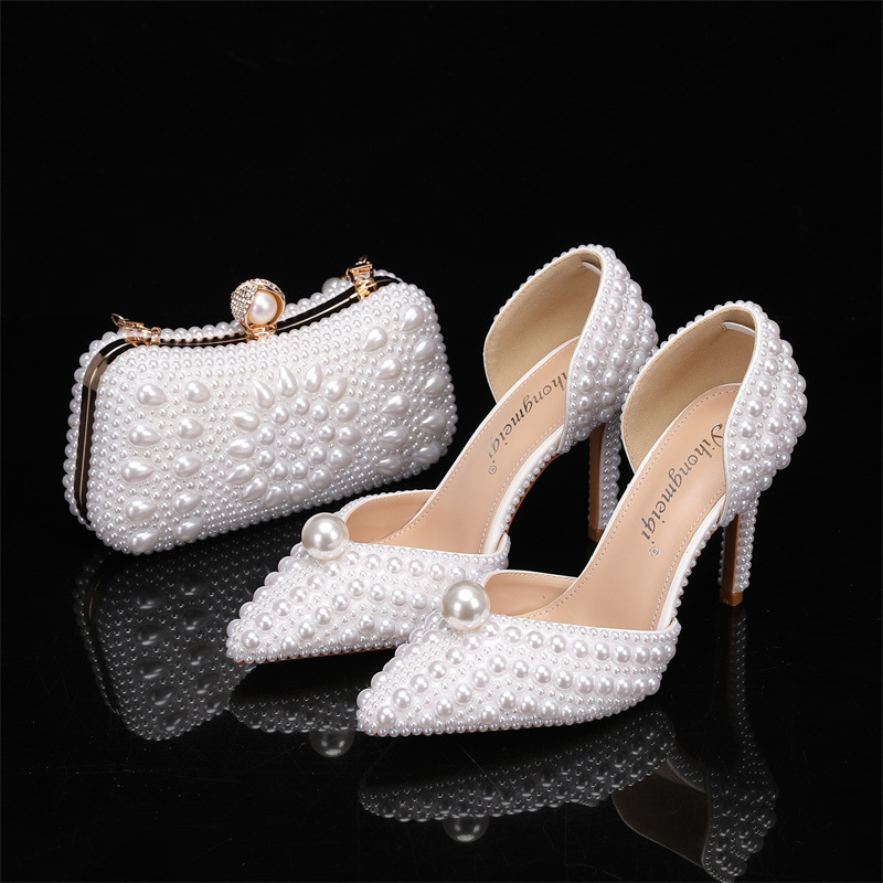 Women Bags White - Комплект сумки и обуви для женщин