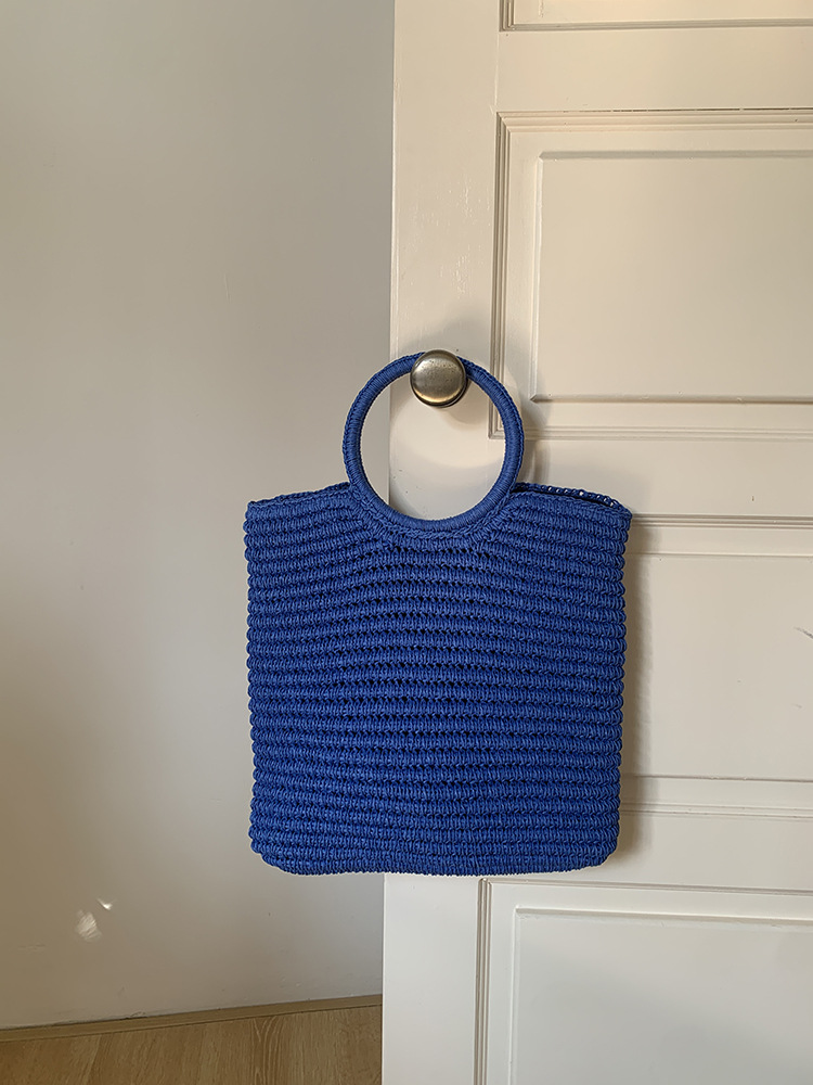Women Handheld Bags - Новая плетеная сумка-тоут из соломы 2026