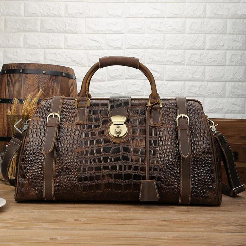 Doctor Bag Leather - Новое поступление, Мужская Дорожная сумка из