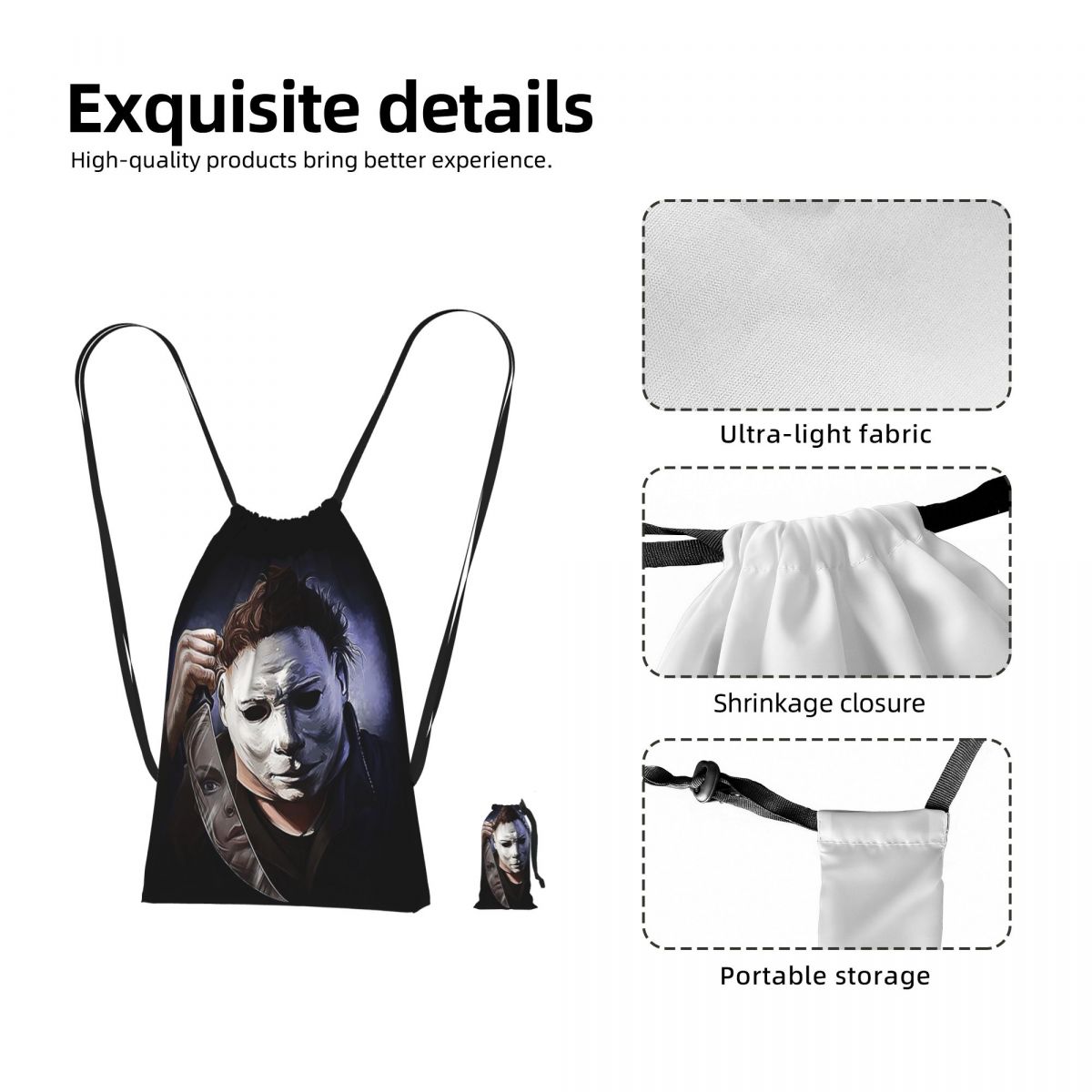 Women Bags Myer - Рюкзак на шнурке Michael Myers, спортивная