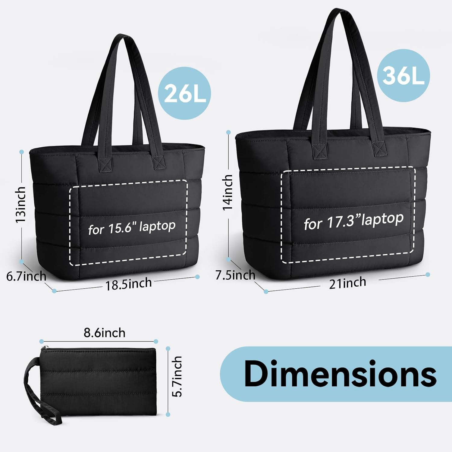 Легкая дутая сумка-тоут для же – обзор и цена Women Bags Work