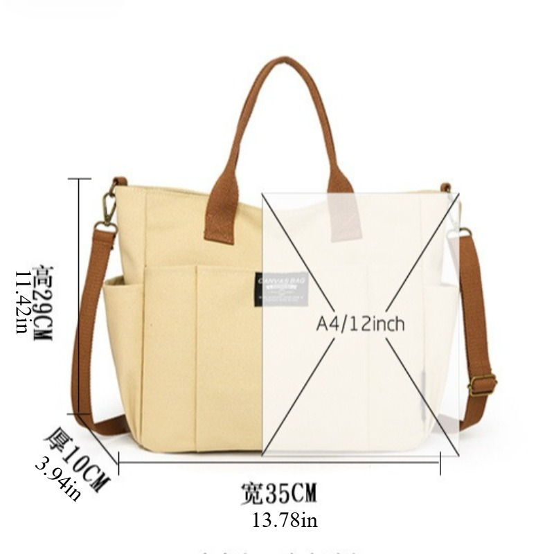 Большая холщовая сумка-тоут дл – обзор и цена Women Bags Work