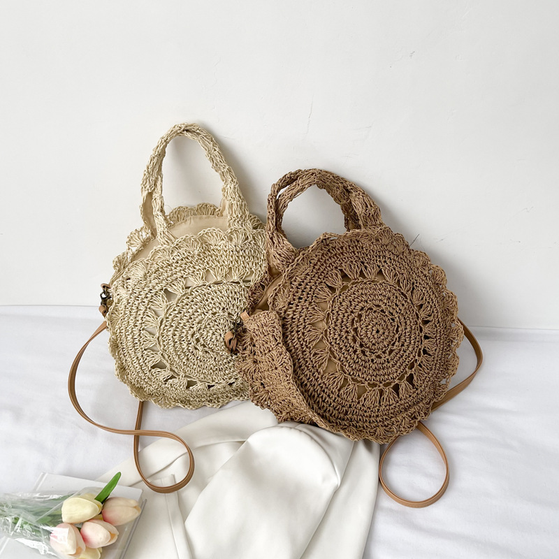 Летняя круглая Соломенная Сумк – обзор и цена Circle Round Bag