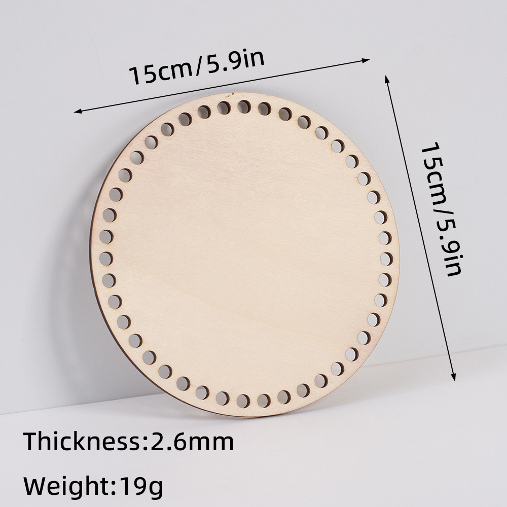 5 шт. деревянных мини-основани – обзор и цена Circle Round Bag