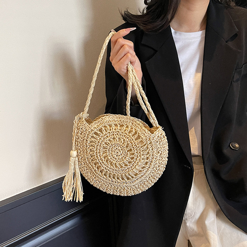 Женская круглая сумка из солом – обзор и цена Circle Round Bag