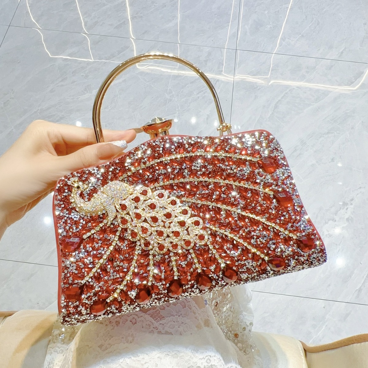 Новая сумка с бриллиантами и A – обзор и цена Women Handheld Bags