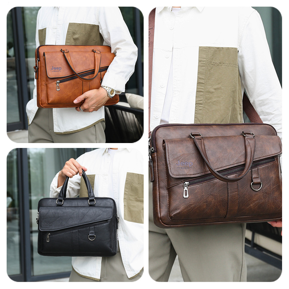 Мужской портфель из спилковой  – обзор и цена Doctor Bag Leather