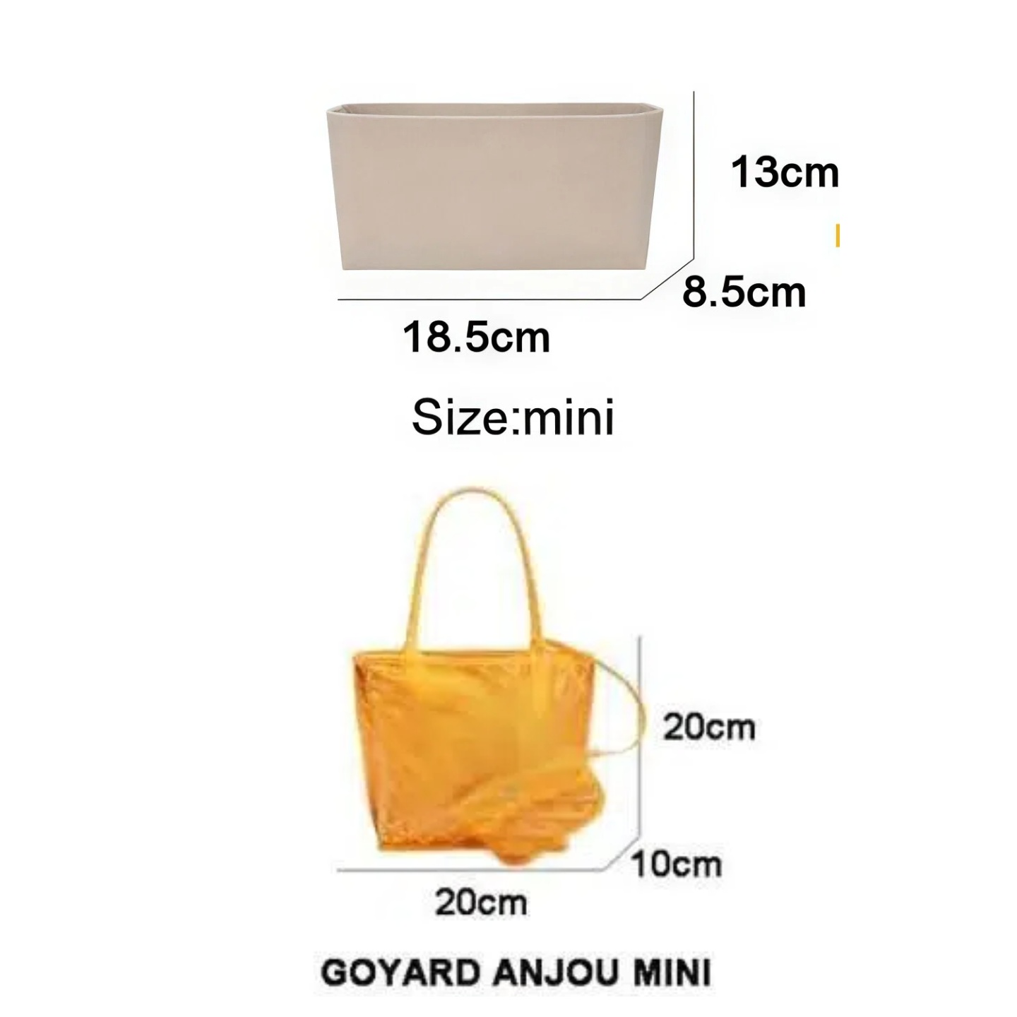 Вкладыш-органайзер из фетра дл – обзор и цена Women Bags Goyard