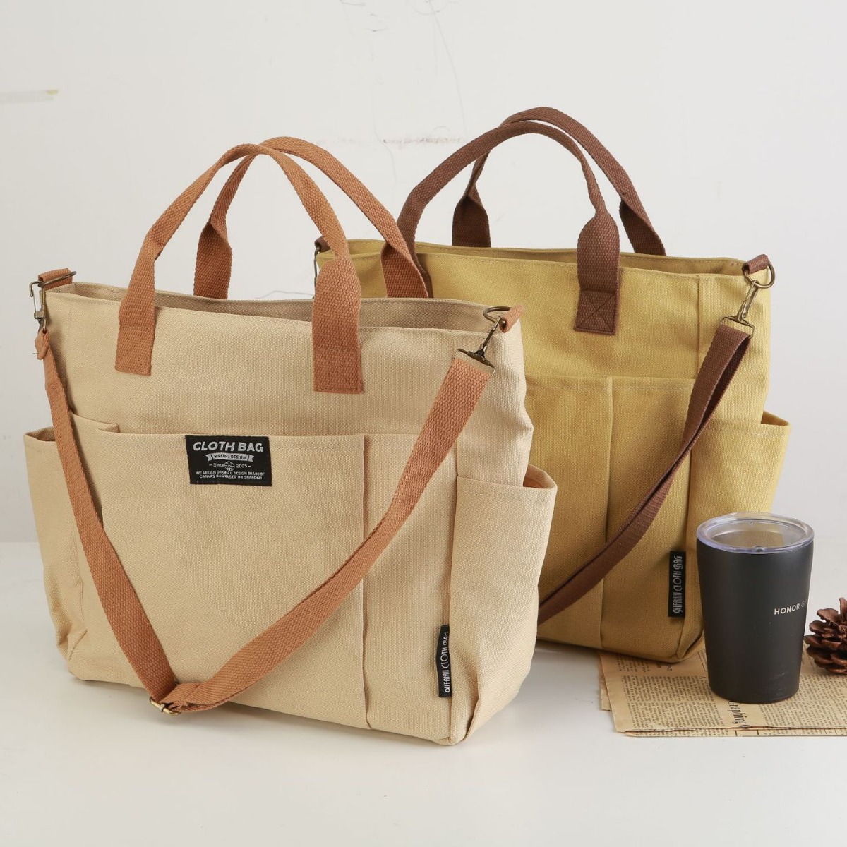Холщовая сумка-тоут, утолщенна – обзор и цена Women Handheld Bags